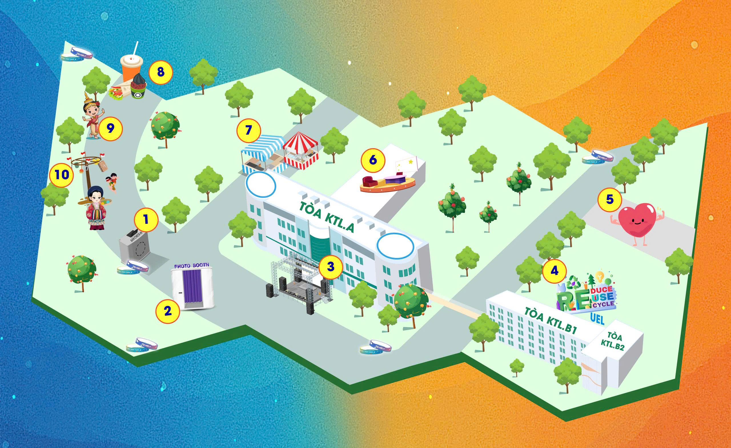 Sơ đồ sự kiện UEL's Day 2025